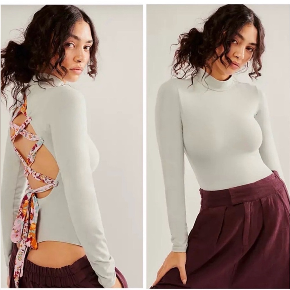 Free people Straps In The Back Bodysuit size medium